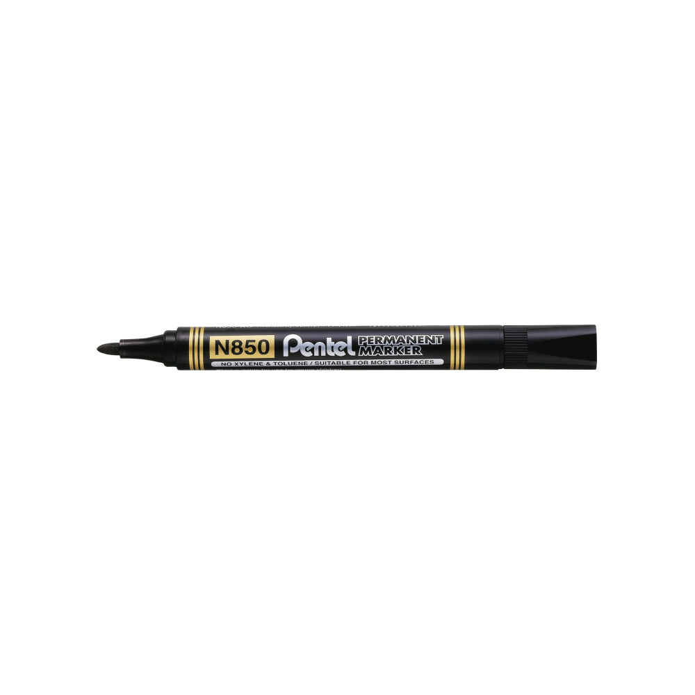 PENTEL N850 BULLET MARKER BLACK PK12