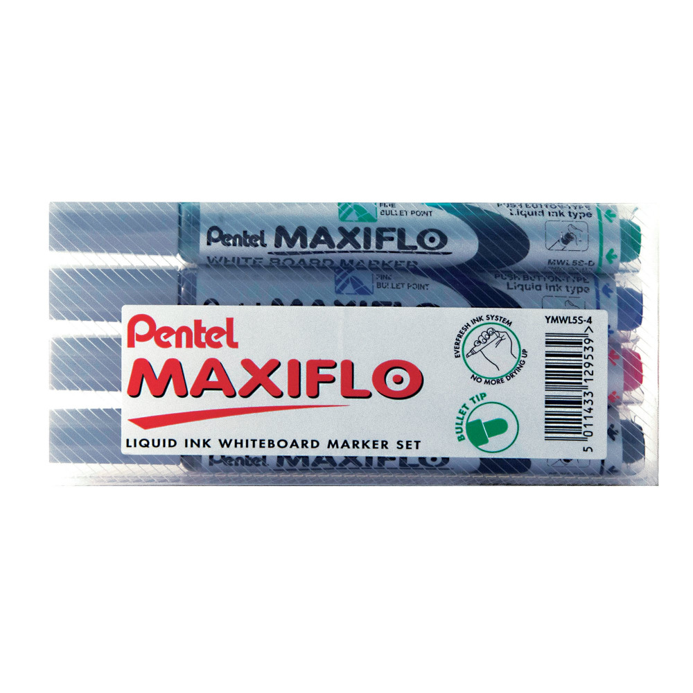 PENTL MXIFLO WHTEBRD MRKR ASRTD PK4