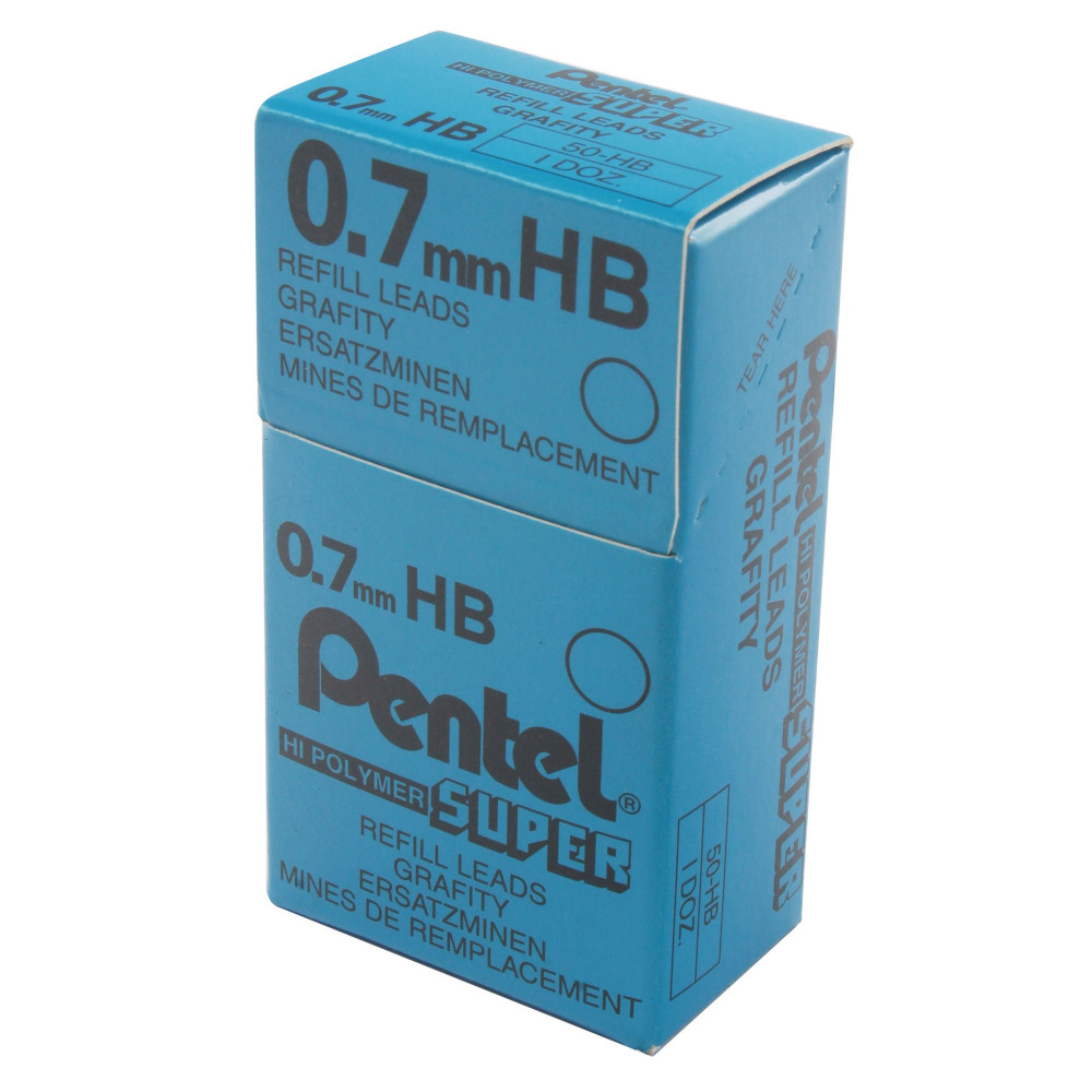 PENTEL RFL LEADS 0.7MM HB TUBE 12