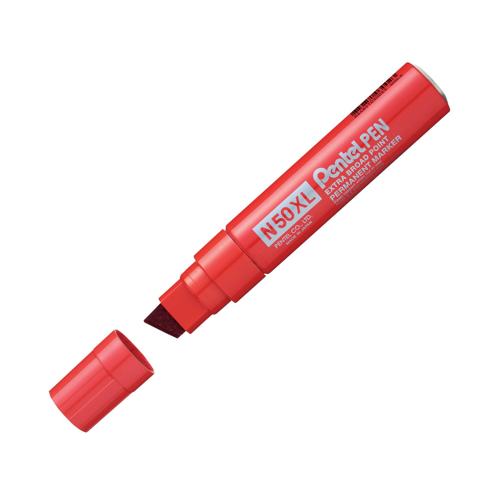 PENTEL JUMBO MARKER RED PK6