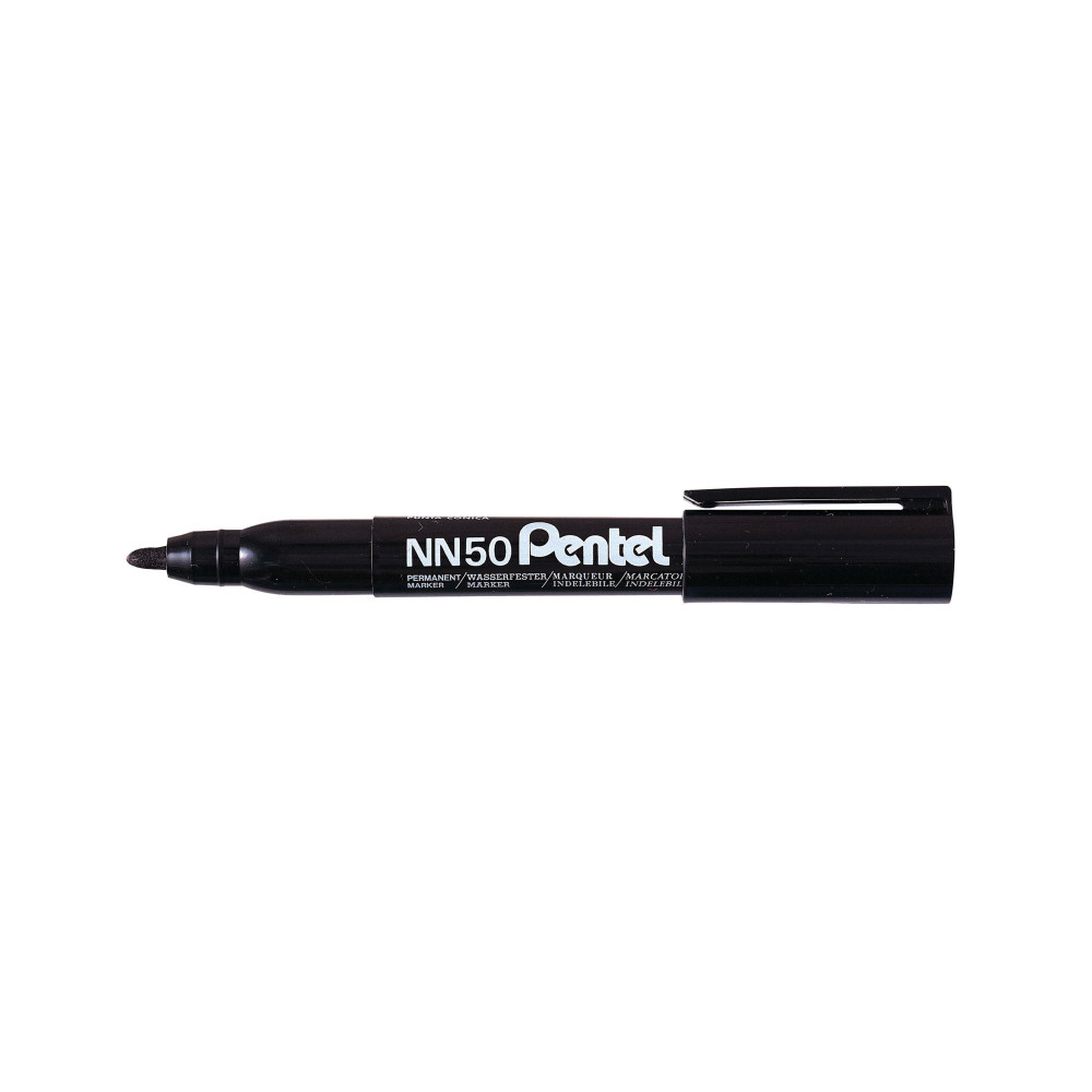 PENTEL NN50 PERM MARKER BLACK PK12