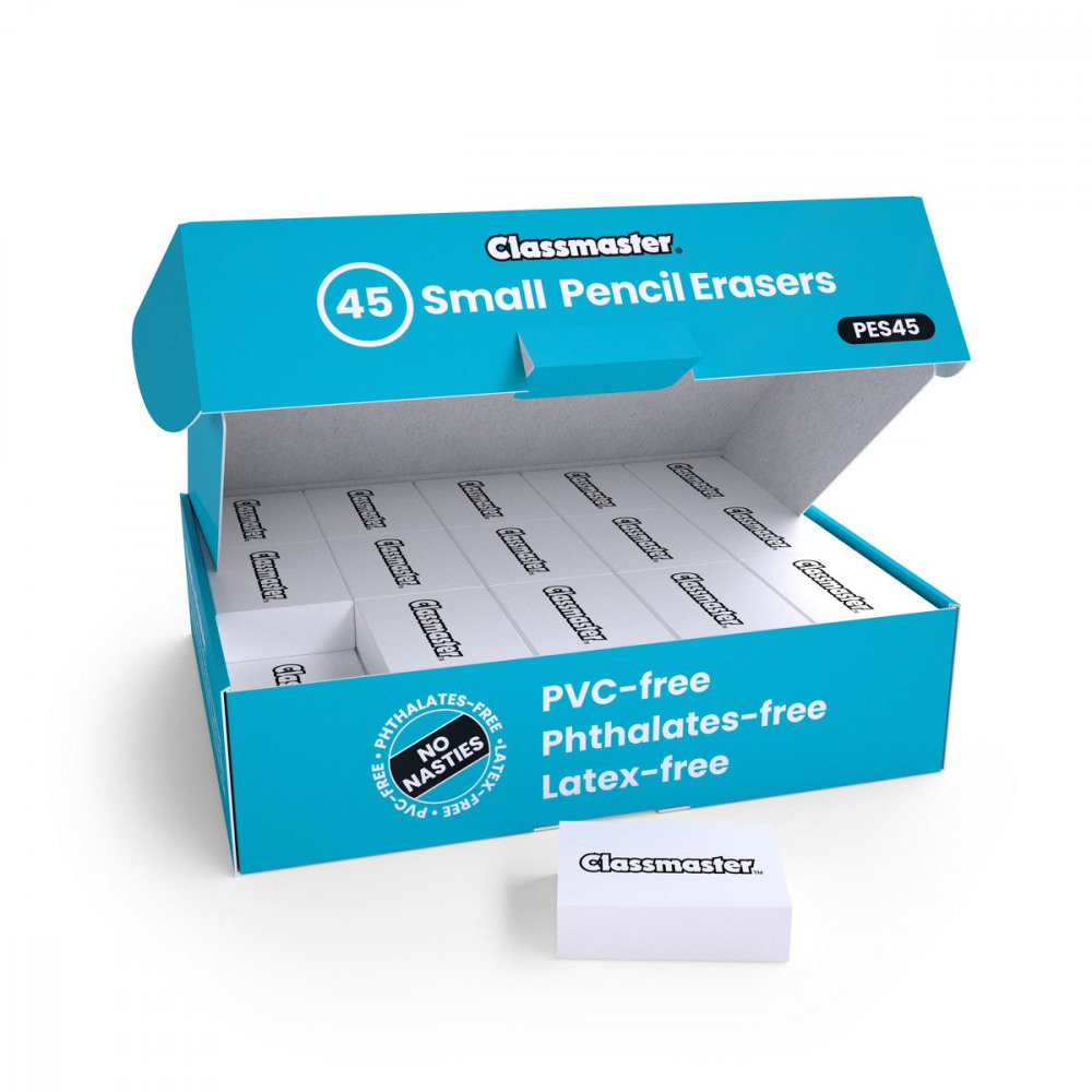 CLASSMASTER PENCIL ERASERS PACK 45