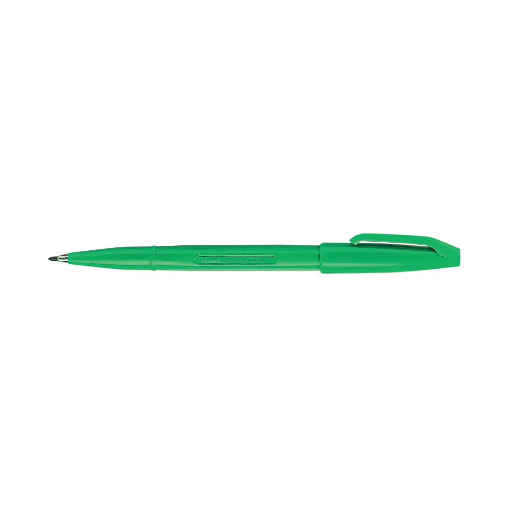 PENTEL S520 SIGN W/BASED PEN GRN P12