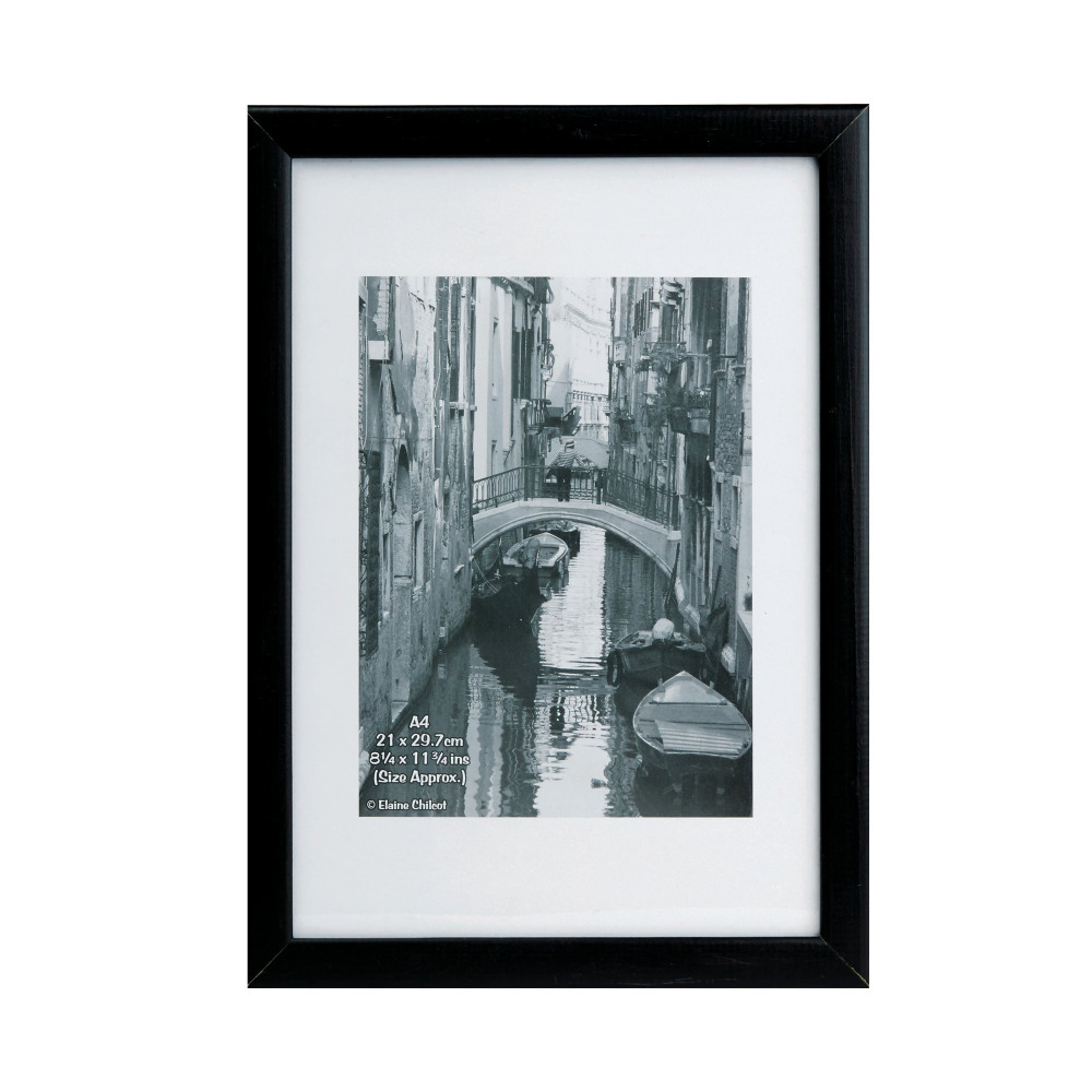 HAMPTON FRAMES BLACK WOODEN FRAME A4