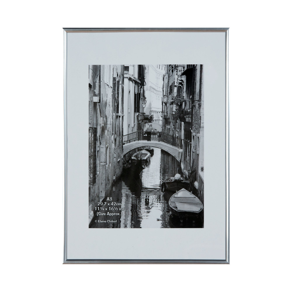 HAMPTON FRAMES CERF FRAME A3 SILVER