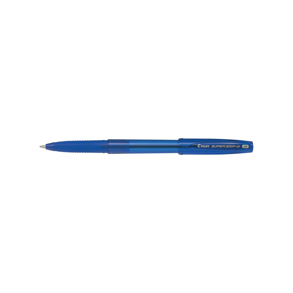 PILOT SUPER GRIP G BALL MED BLU PK12
