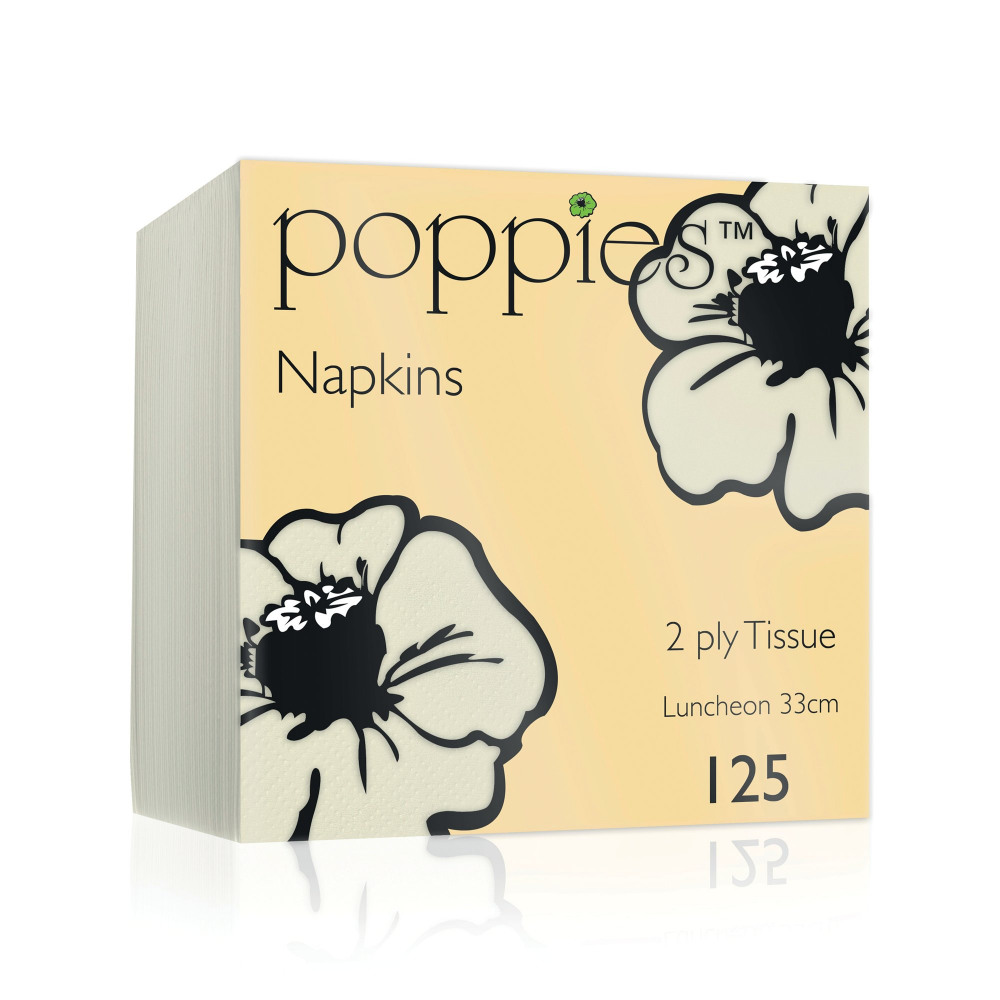 2PLY LUNCH NAPKIN 4F CHMP 33CM PK125