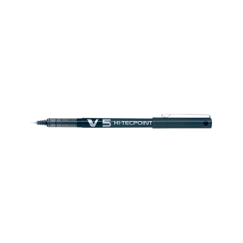 PILOT V5 LIQUID INK PEN BLACK BOX 12