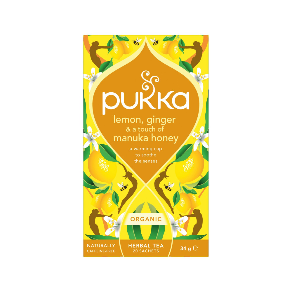LEM GINGER MANUKA HONEY TEA BAG PK20