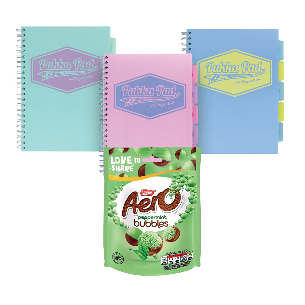 PUKKA PASTEL PROJCT BK A4 PK3 + CHOC