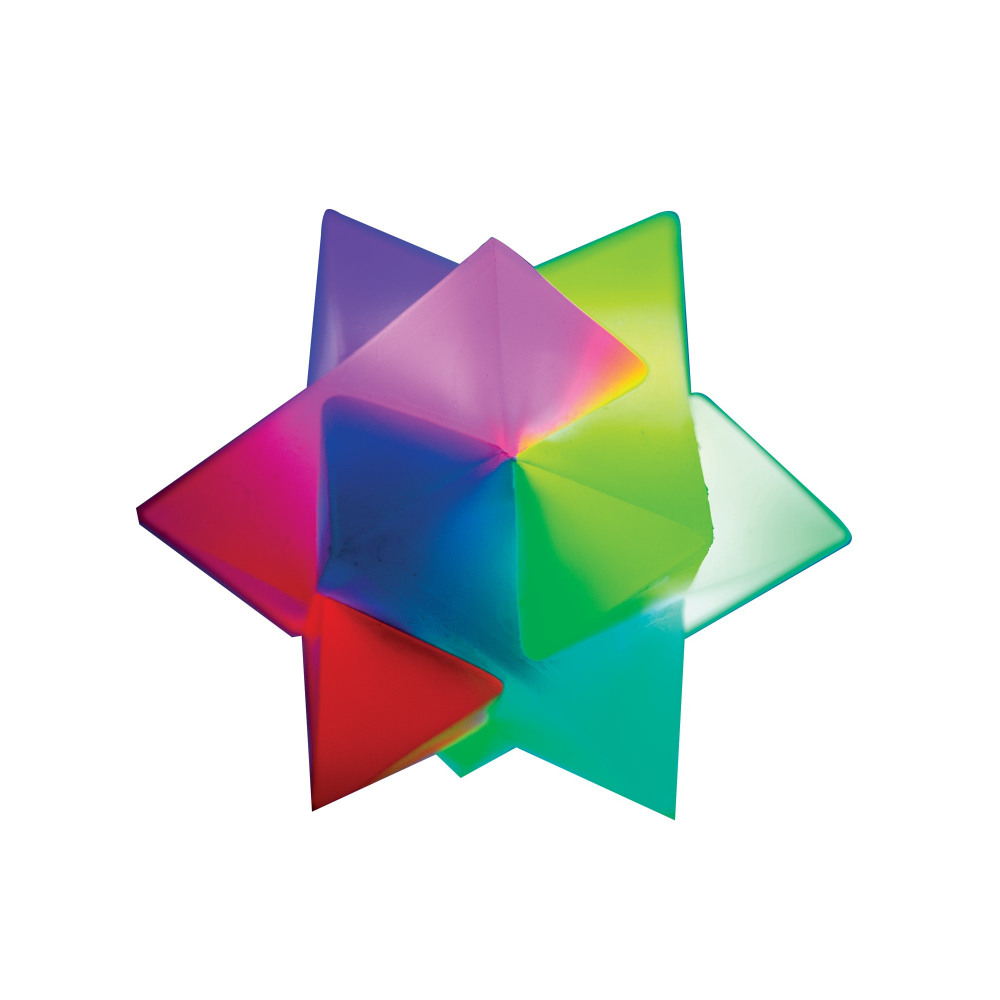 FLASHING 12 POINTED PRISM BALL