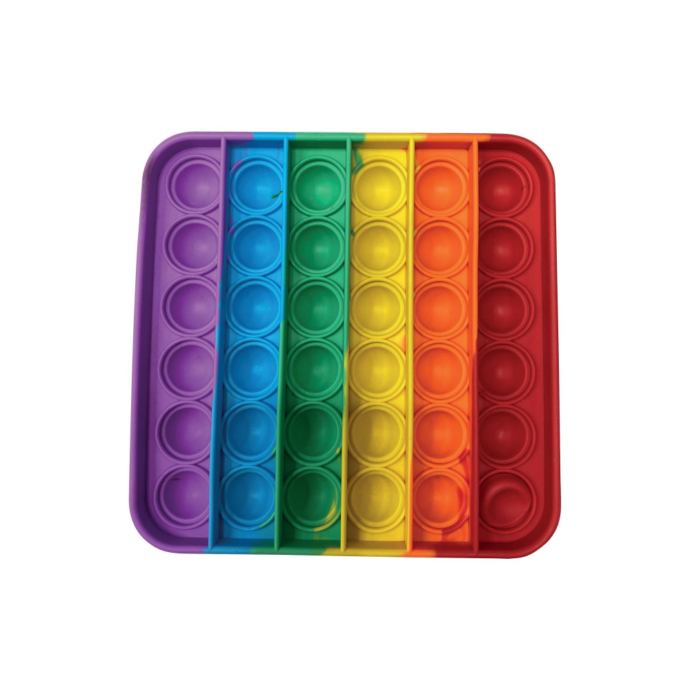 POP FIDGET PAD SQUARE MULTICOLOURED