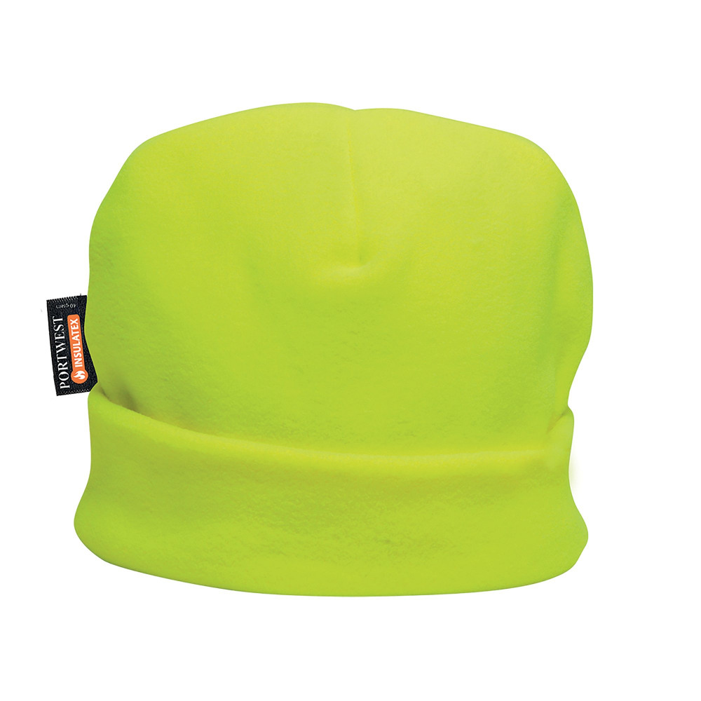 INSULATED FLEECE BEANIE YELLOW PK12
