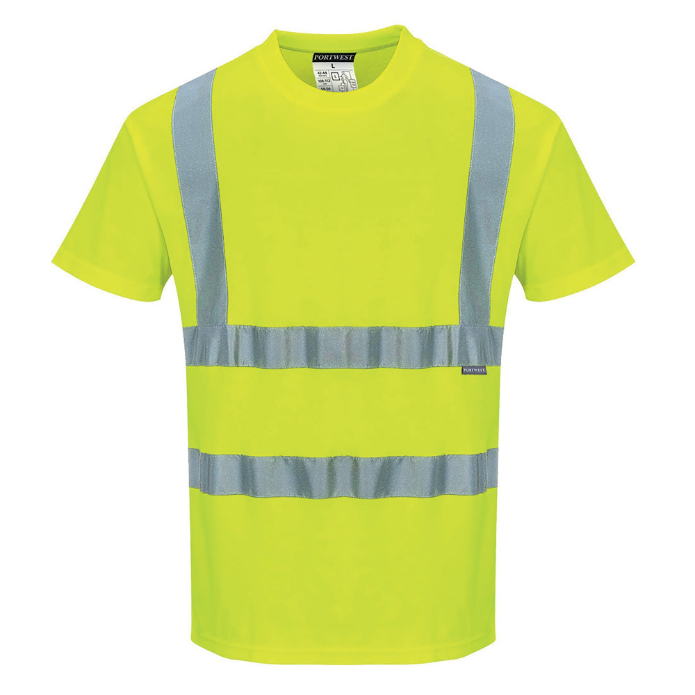 HI VIS COMFORT T-SHIRT S/S YLW S