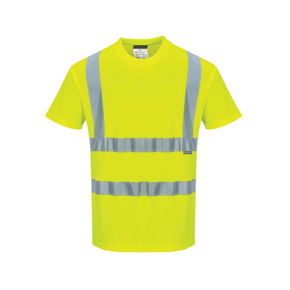 HI VIS COMFORT T-SHIRT S/S YLW 2XL