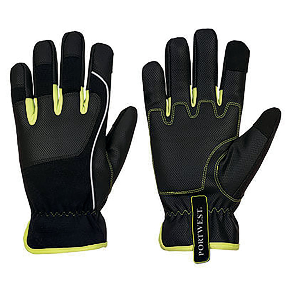 PW3 TRADE GLOVE 1PR BLK/YLW XL PK12