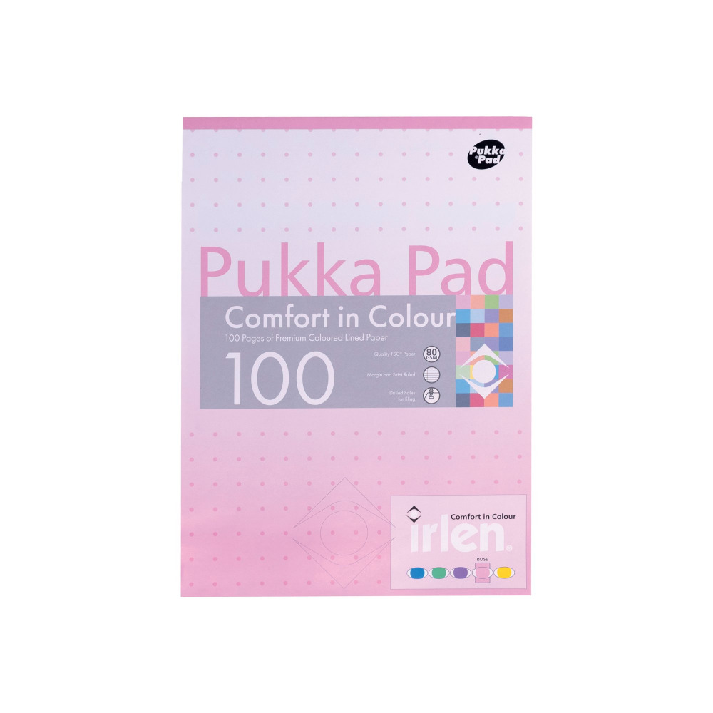 PUKKA PAD A4 REFILL PAD ROSE PK6