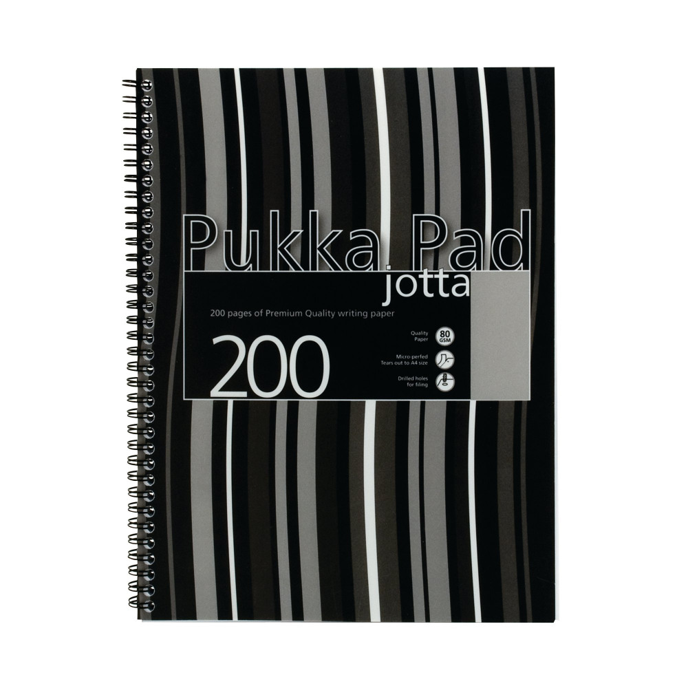 PUKKA STPES JOTTA NBK A4 BLK PK3