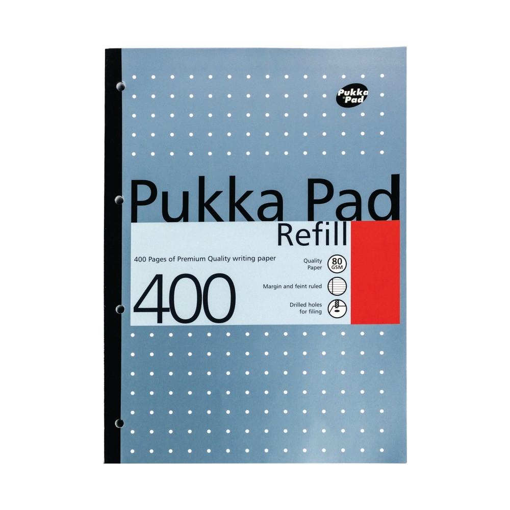 PUKKA SIDE 4 HOLE REFILL PAD A4 PK5