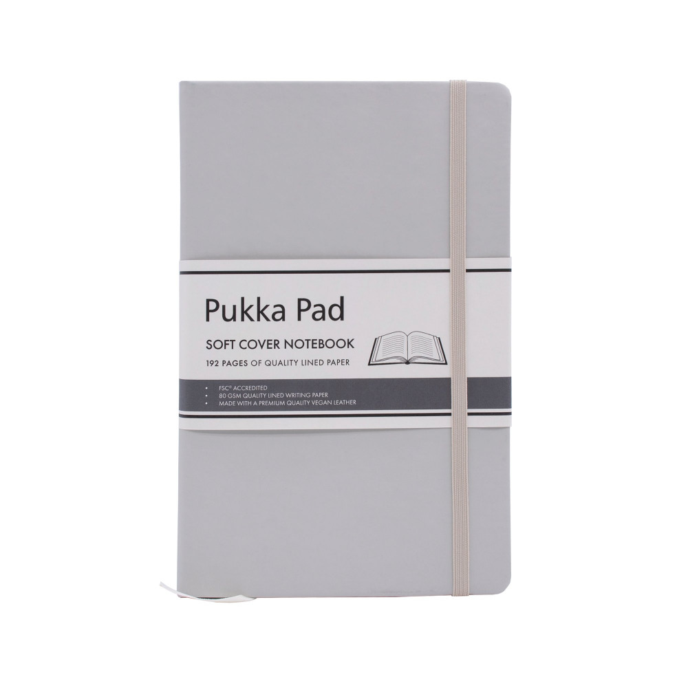 PUKKA PAD SIG SFT CVR NBK A5 OATMEAL