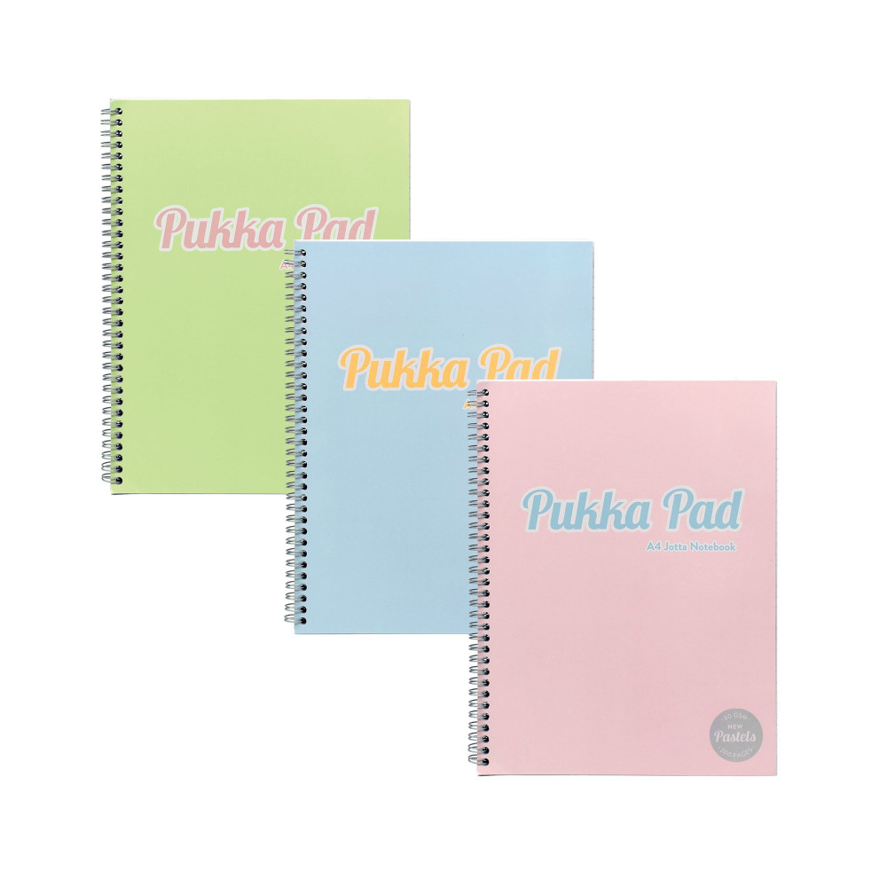 PUKKA PAD PSTL JOTTA PAD A4 AST PK3