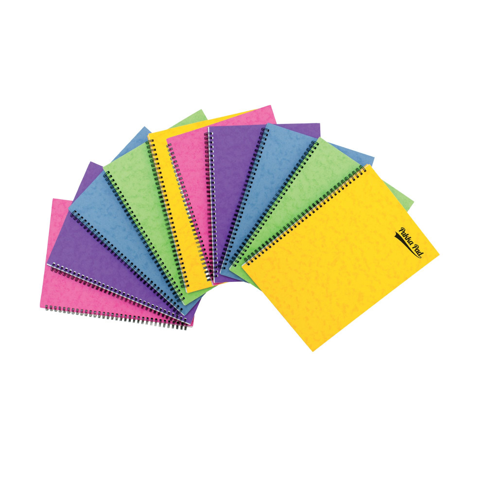 PUKKA NOTEMAKERS SB A4 ASST PK10