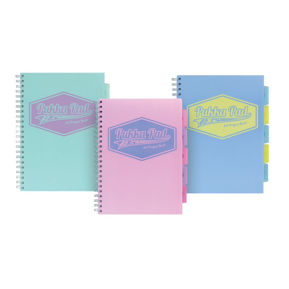 PUKKA PASTEL A4 PROJECT BOOK PK3