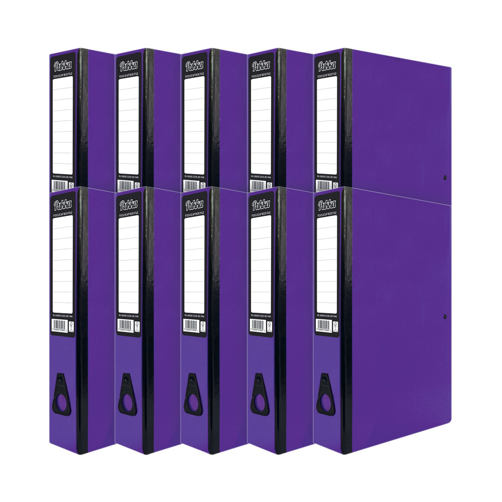 PUKKA BRIGHTS BOX FILE FC PPL PK10