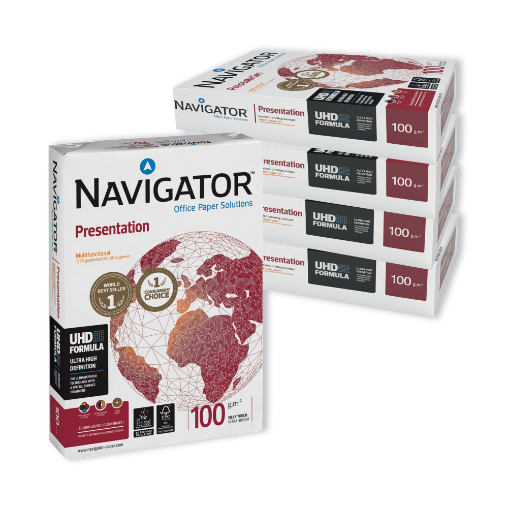 NAVIGATOR PRESENTATION A4 100GM WHT