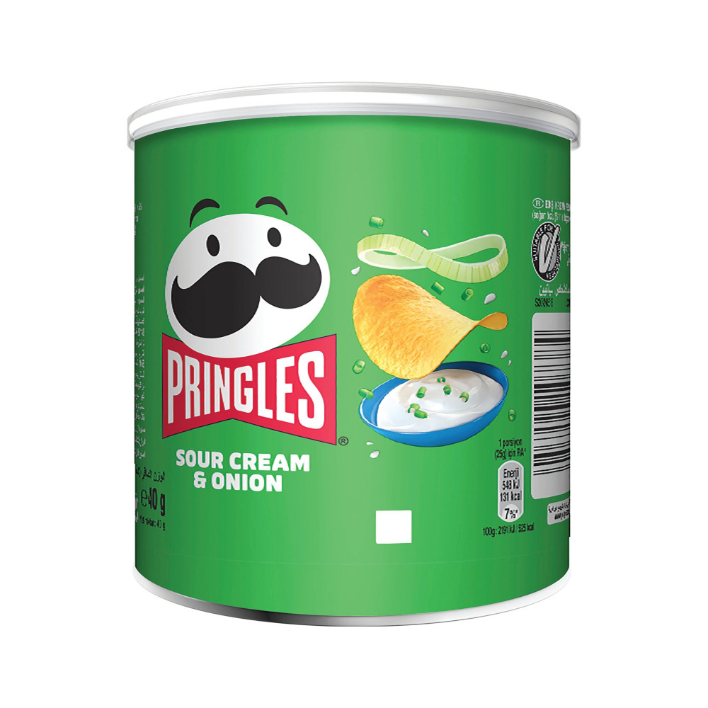 PRINGLES SOUR CREAM 40G PK12