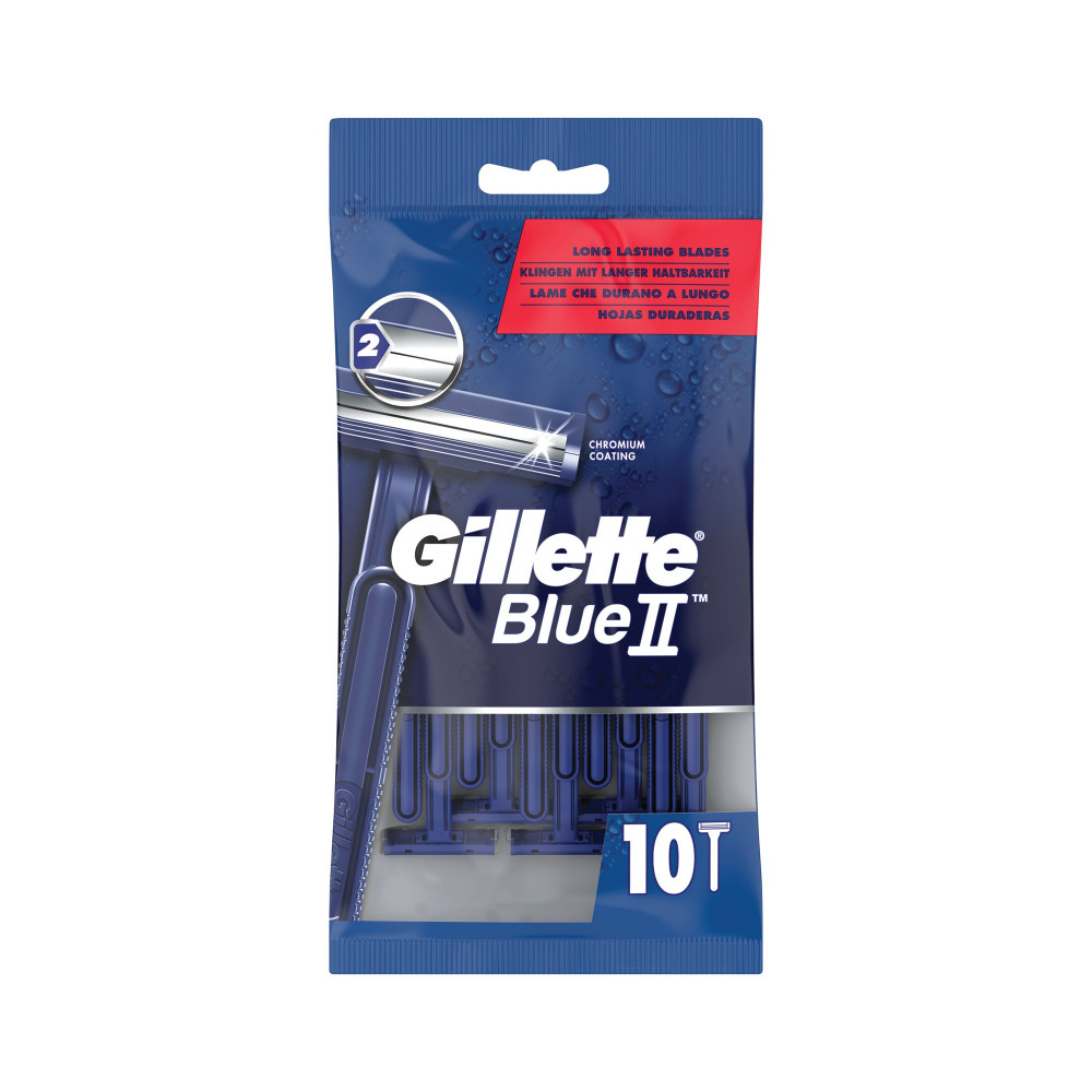 GILLETTE BLU 2 DISPOSABLE RAZOR PK4 GILLETTE BLU 2 DISPOSABLE RAZOR PK4