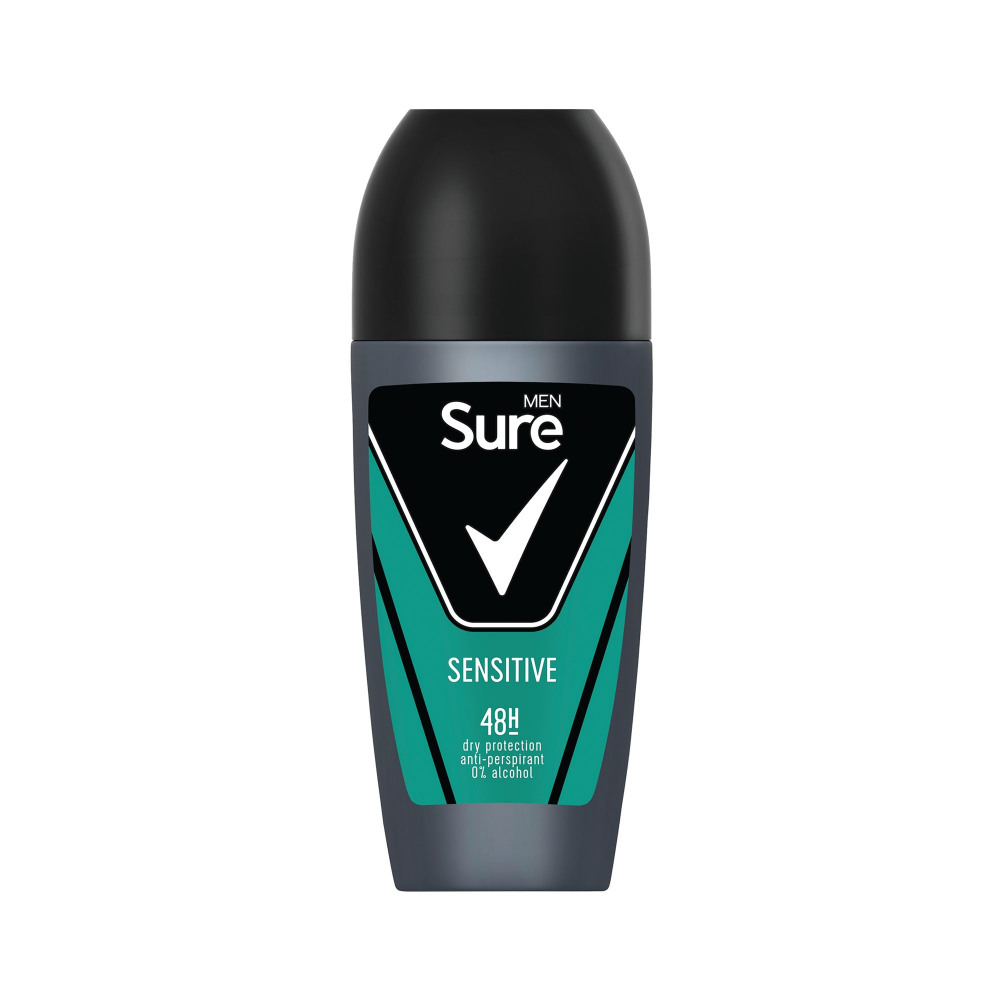 SURE MEN ROLL ON SENSITIVE 50ML PK6