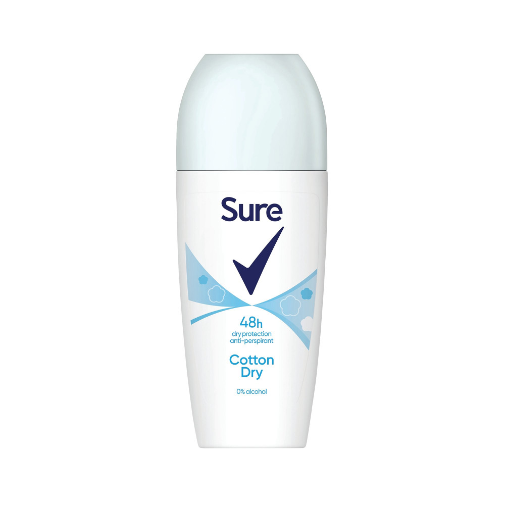 SURE WOMEN ROLL ON COTTON 50ML PK6