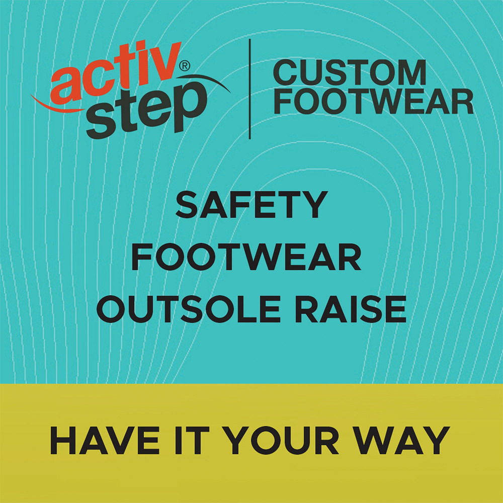 OUTSOLE RAISE 0MM-25MM SINGLE SHOE