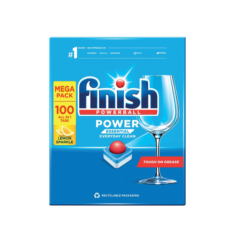 FINISH POWER DISHWASH TABS LEM PK100 FINISH POWER DISHWASH TABS LEM PK100