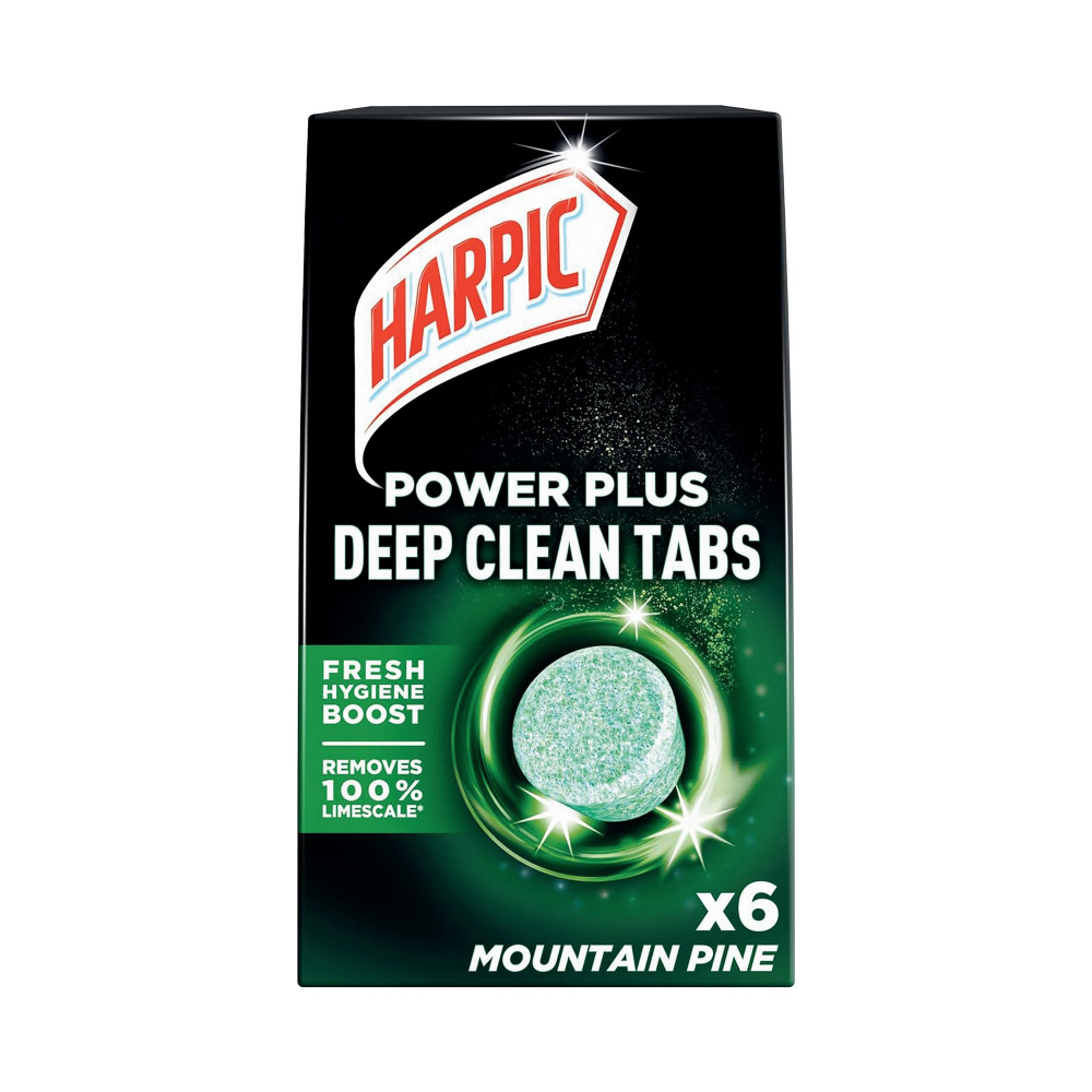 HARPIC TOILET CLNR TABS X6 PINE PK8