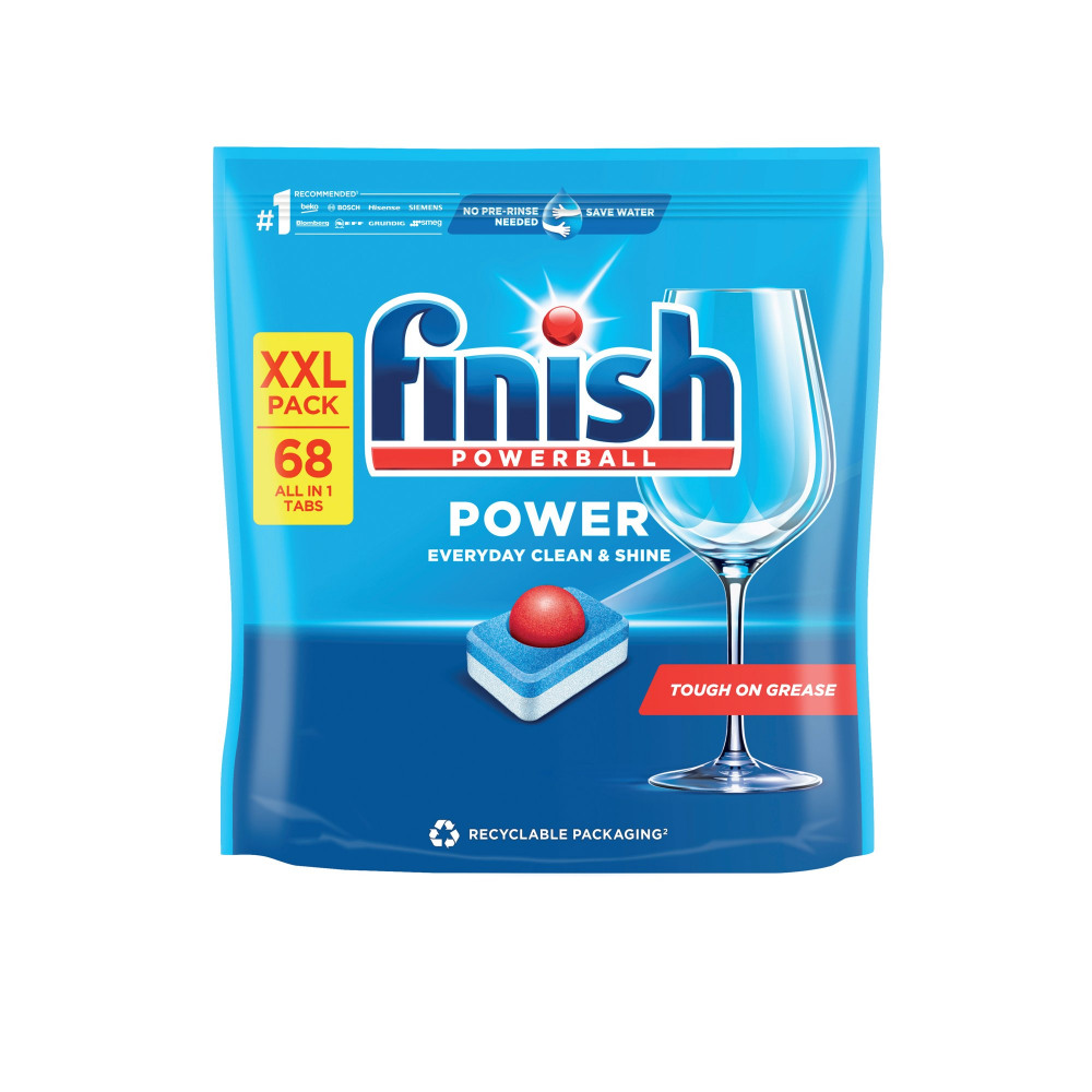 FINISH POWER DISHWASHER TABLETS PK68