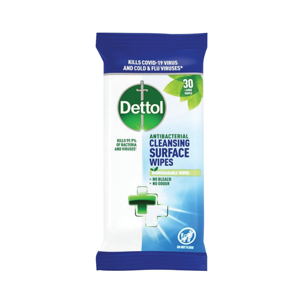 DETTOL ANTIBAC CLNSING WIPE X30 PK10 DETTOL ANTIBAC CLNSING WIPE X30 PK10