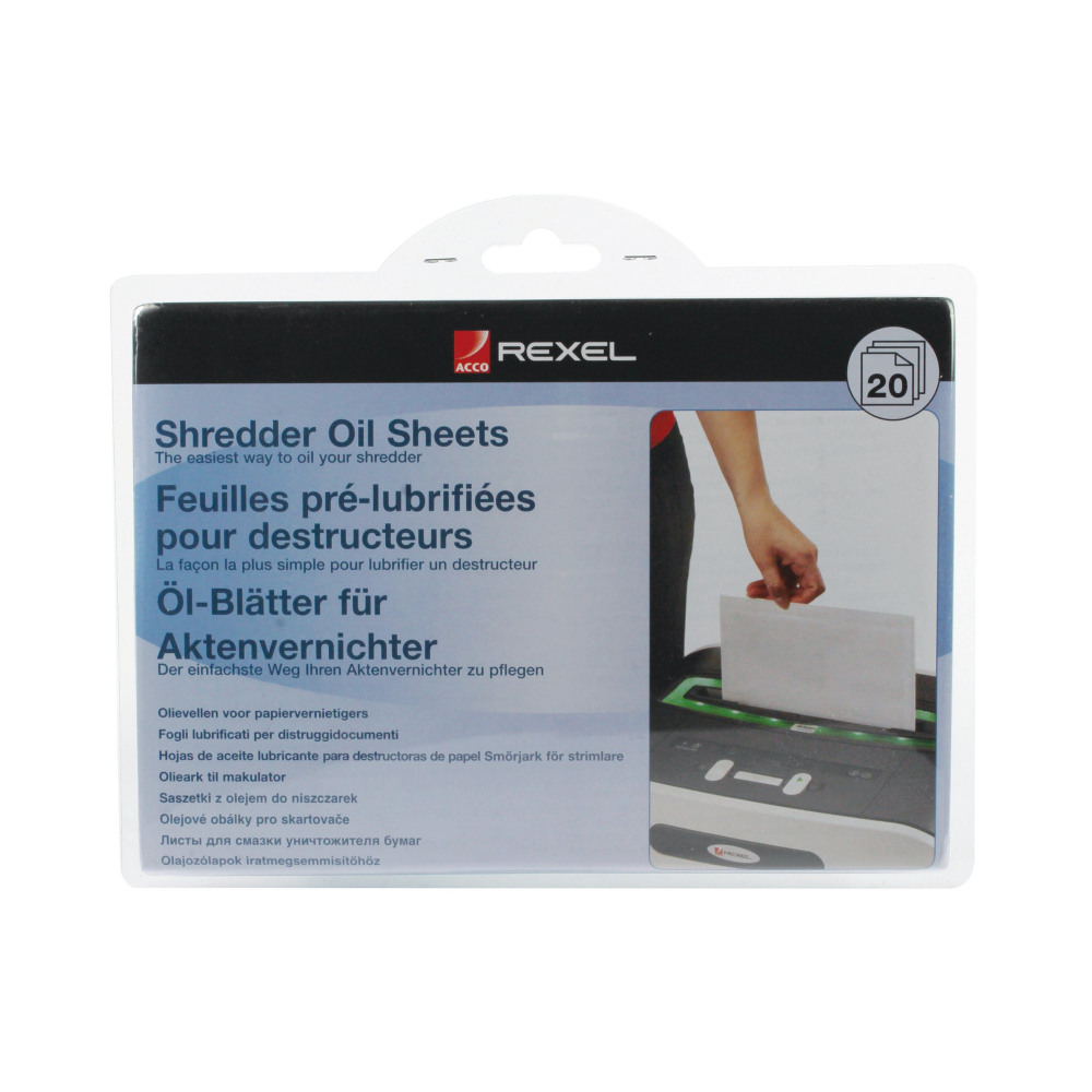 REXEL NON AUTO OILING OIL SHTS PK20