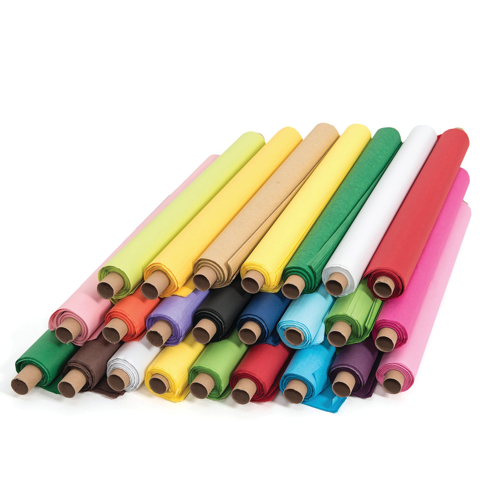 NON BLEED TISSUE PAPER ROLL AST PK24