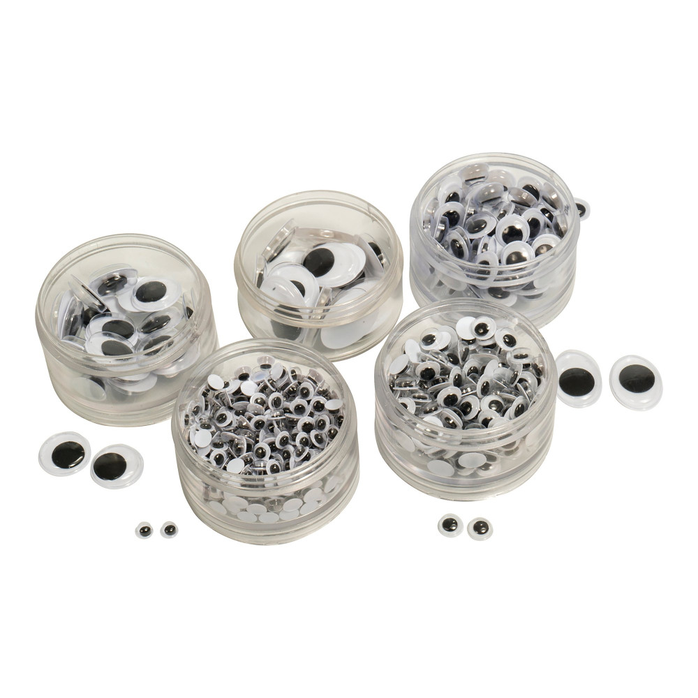 WIGGLY EYES PACK BLACK/WHITE PK560