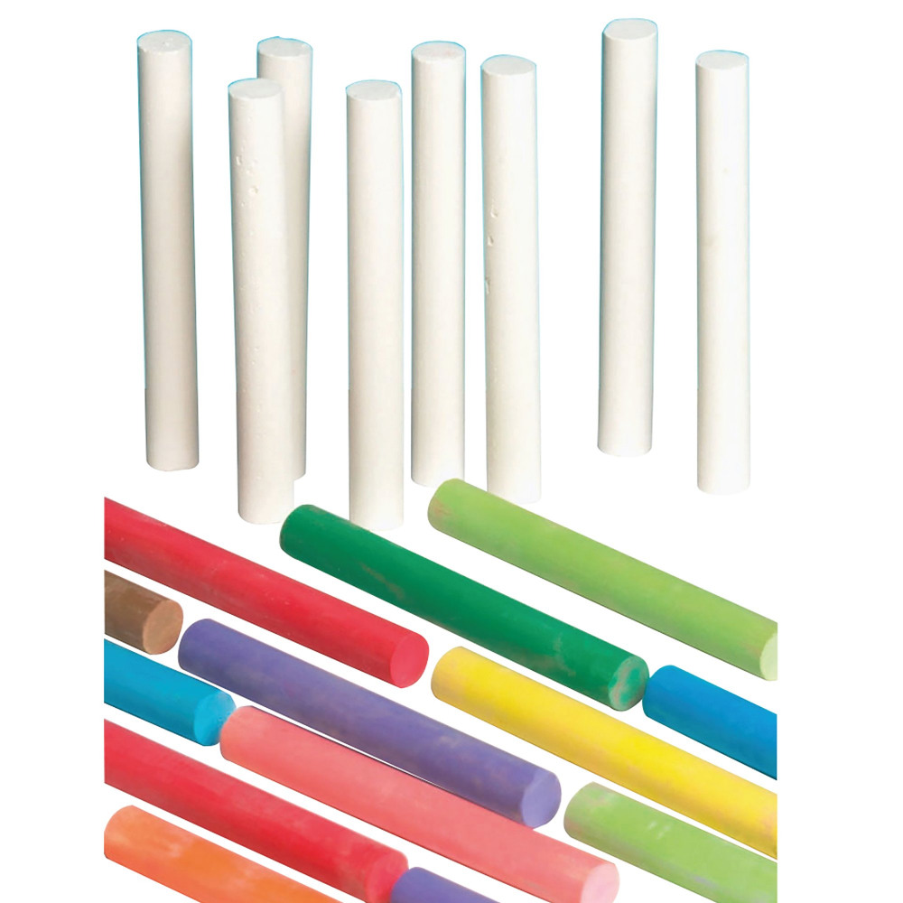 CHALK STICKS ASSORTED PK100
