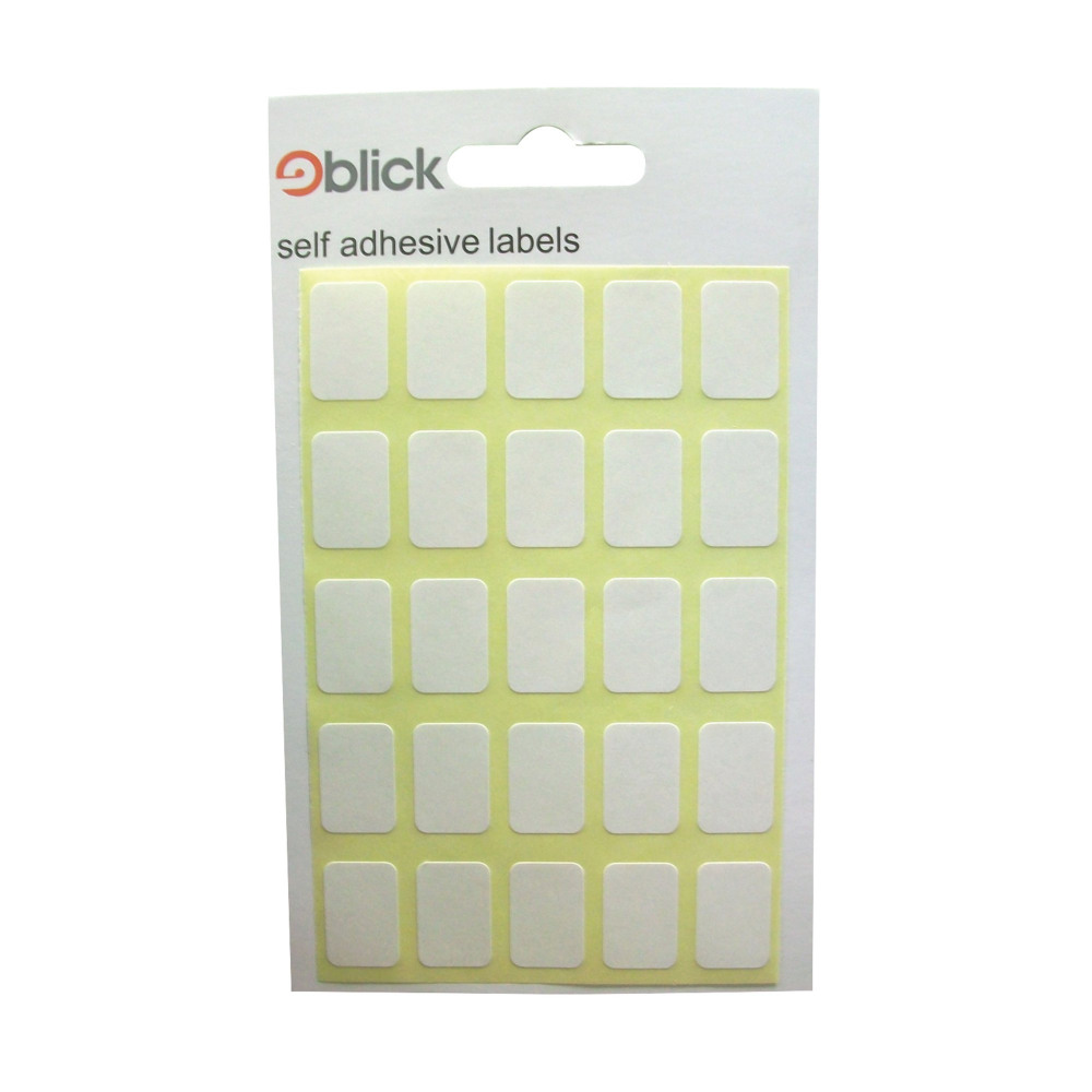 BLICK LABEL BAG 12X18 WHT PK175