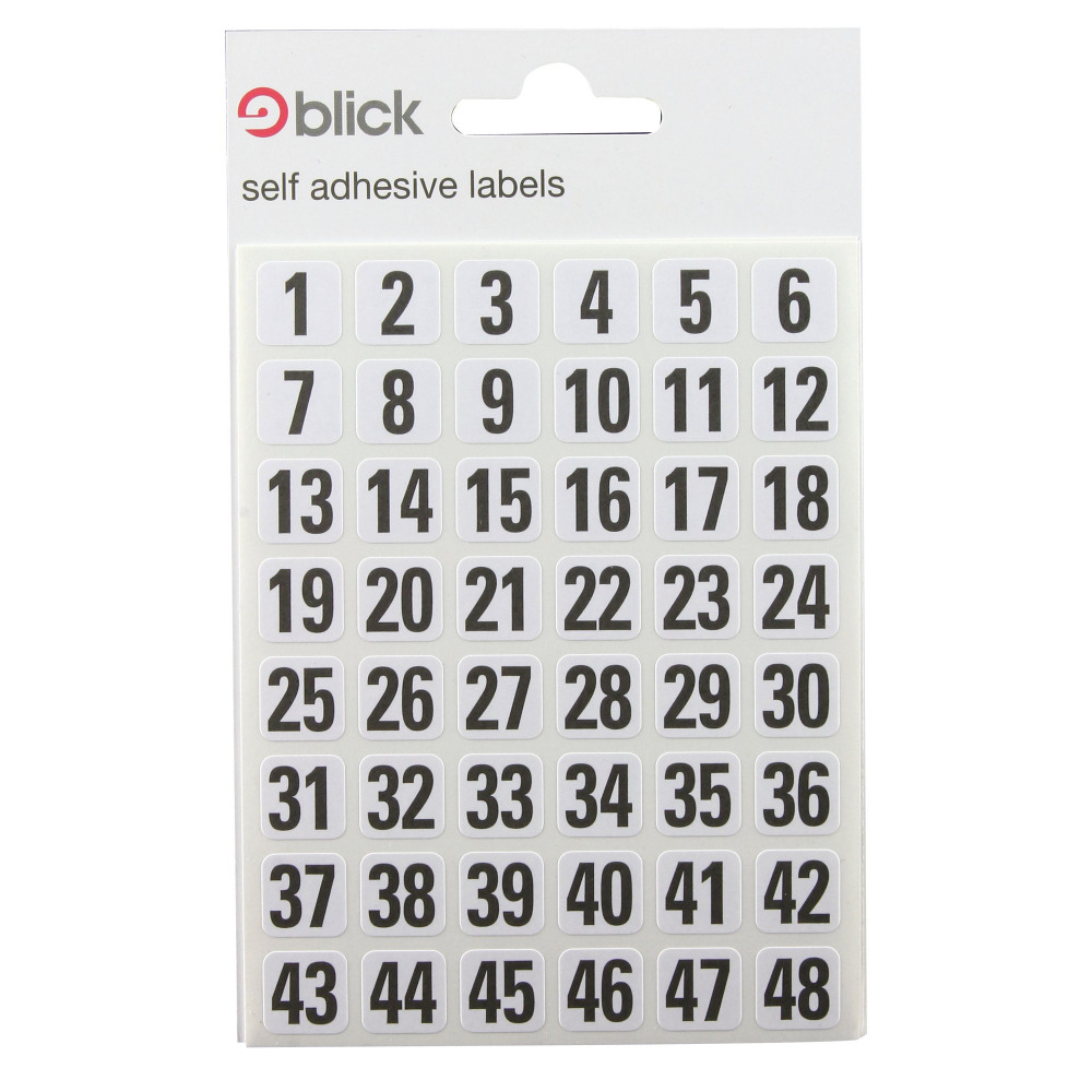 BLICK 00-99 WHT/BLK LABEL BAG