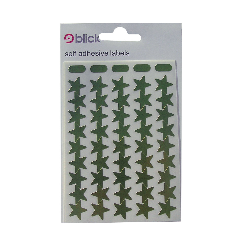 BLICK LBLS MTL STAR 14MM GOLD PK2700