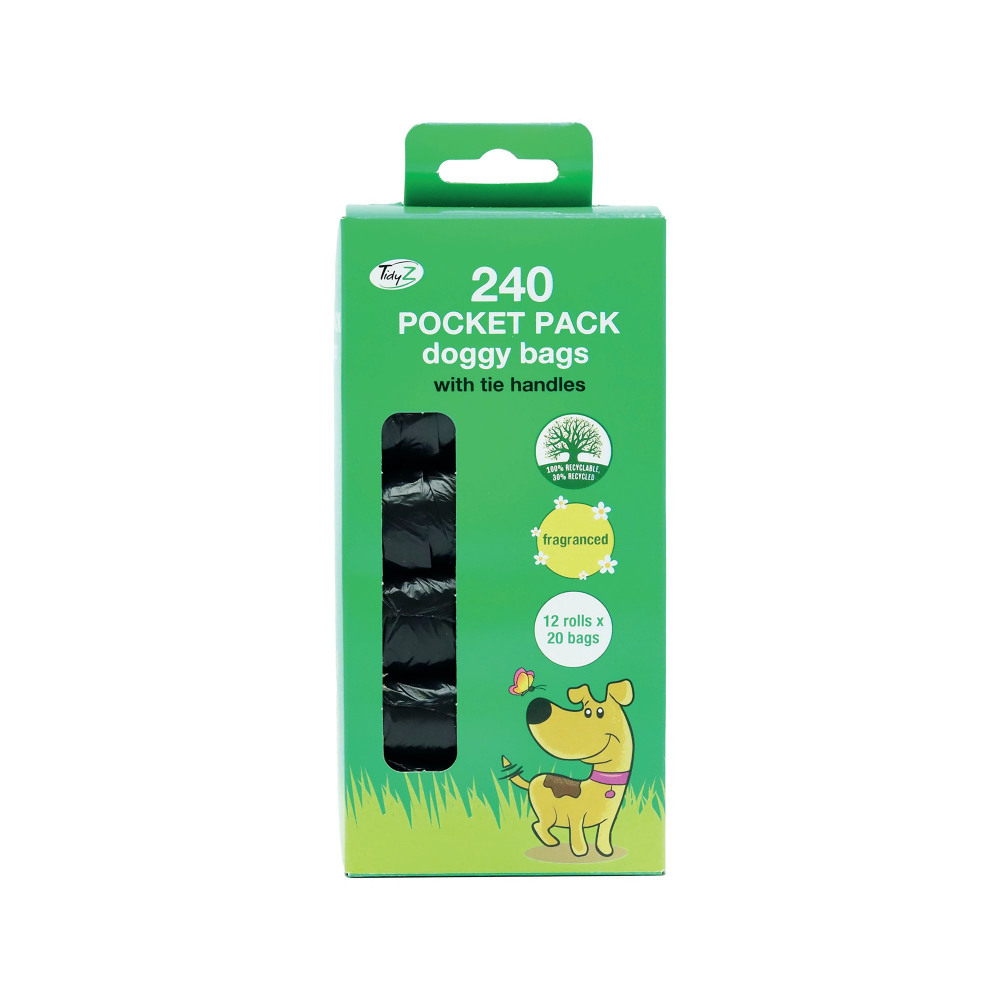 FRAGRANCED DOGGY BAG TIE HANDLE PK12