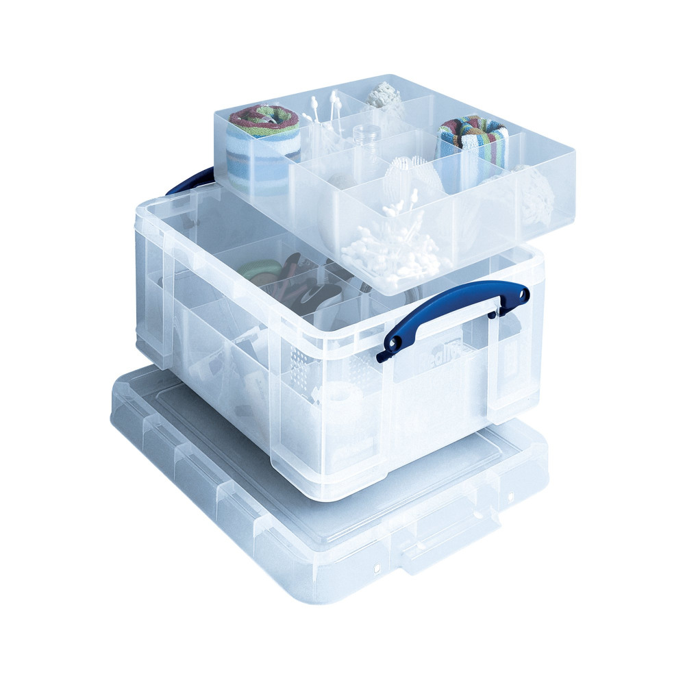 REALLY USEFUL 21L BOX WITH DIVIDERS