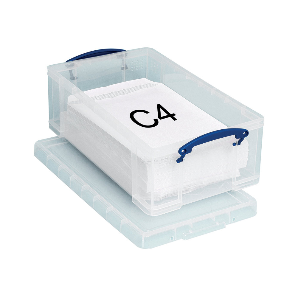 REALLY USEFUL 12L STORAGE BOX CLEAR