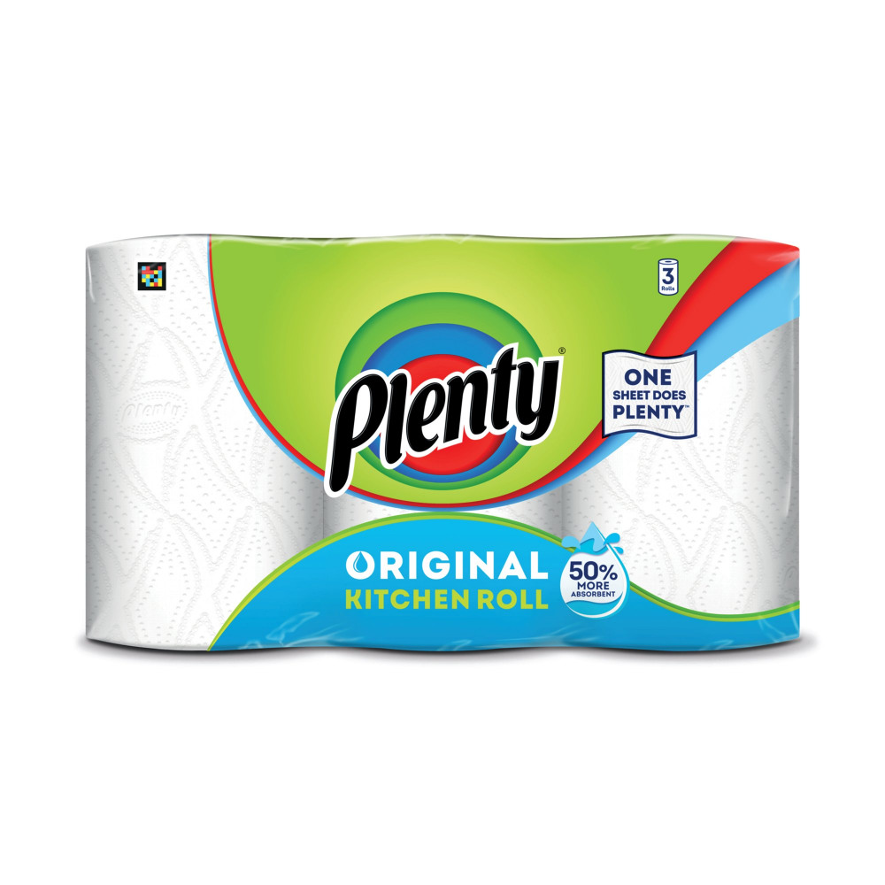 PLENTY ORIG KITCHEN TOWEL 95 SHT PK3
