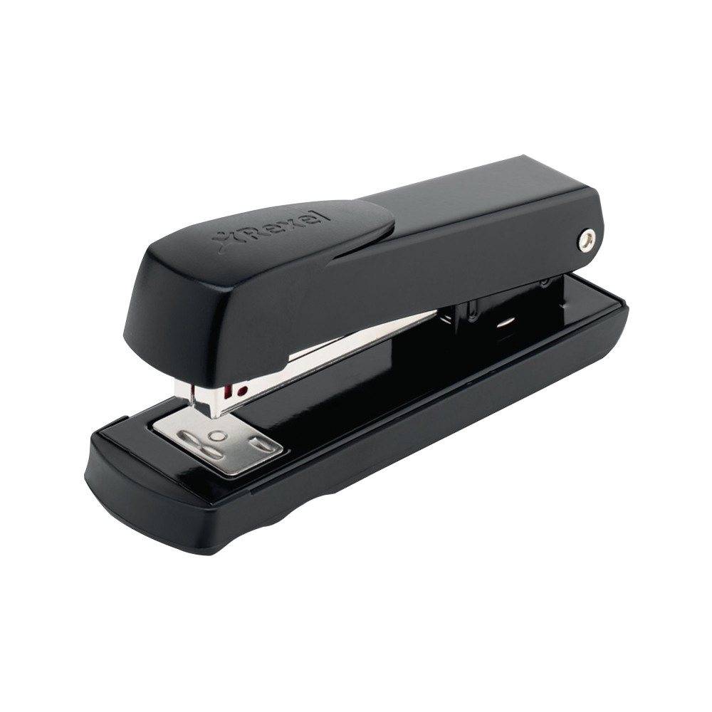REXEL METEOR STAPLER H STRIP BLACK